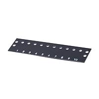 Cinch MS-10-140-Y Marking Strip 10 TERM 2 ROW .375 MARKER STRIP