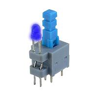 Well Buying PS010-N22NPBAAUBXX Pushbutton Switches PUSHBUTTON SWITCH DPDT.1A30VDC SQR BLU