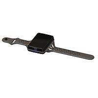 Serpac BW62DBKCSGM Wrist Enclosure BW-62 Series Wrist Enclosure with Gun Metal Band. Three-Piece Design, Polycarbonate Plastic, Integrated Waterproof Seal, IP 65, 66, 67; NEMA 4X, 12, 13 Ratings