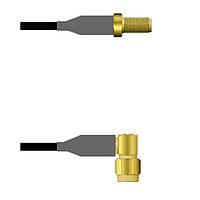 Amphenol Custom Cable Q-2Z0360008036i RF Cable Assemblies SMA-SJ/SMA-RP RG58 36I