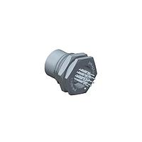 Amphenol LTW M12A-10PFFP-SF8001 Circular Metric Connectors M12 Circular Metric Connector, A Code, Metal, 1.5A, 10 pins, Female Connector, Female Contact, Hexagonal, PG9, Screw Thread, PCB 180 , Receptacle, Front Fastened, Panel Thickness 4.5, IP68 / IP69K