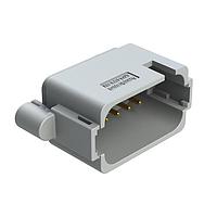 Amphenol SINE Systems AT04-18PE-BM11 Connectors 18 Position, PCB Receptacle, Flangeless, Self-Threading, Keyed E, Gold Plated Contacts Included, Gray Body