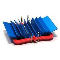 Advanced Thermal Solutions ATS-50270B-C1-R0 Component maxiFLOW Heat Sink with maxiGRIP Attachment, T766, Blue-Anodized, 27x27x7.5mm