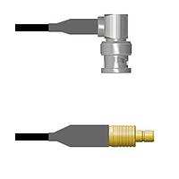 Amphenol Custom Cable Q-0E03P0008096i RF Cable Assemblies BNC-RP/SMB-SJ RG58 96I