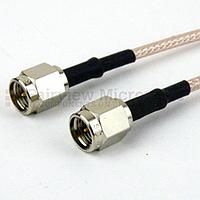 Fairview FMC0202316 SMA Male to SMA Male Cable RG-316 Coax