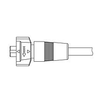 CONXALL CA168804SP07990 Specialized Cables Micro-Con-X Insta-Click 4#22 Socket Straight 79"