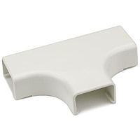 HellermannTyton TSR2FW-21-1 Wire Ducting & Raceways Tee Cover, 1-1/4", 1" Bend Radius, PVC, Office White, 1/bg