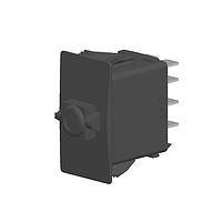 Carling Technologies VLD2GHNB-00000-000 Snap-In Rocker Switch DPDT (ON)OFF(ON) 20A 12V Grn/Amber No Ac