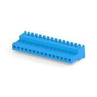 AMP Connectors - TE Connectivity 4-640622-5 Receptacle Assembly 15P FD THRU ASSY BLUE