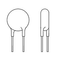 Tusonix CK60AW152M Ceramic Disc Capacitors MIL-C11015 Approved 1500pF 1000VDC X5U