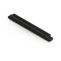 EDAC 357-028-545-102 With Flanges 28P .156" x .200" BLACK