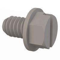 Essentra Components 401017 Slotted Hex Washer Slotted Hex Washer Screw, 1/4-20 Thread, 3/8 Lg