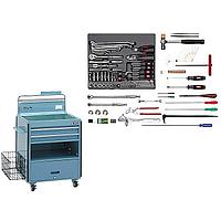 KTC SK200A Mechanic Tool Set ( 1 roller cabinet, 77 tools)