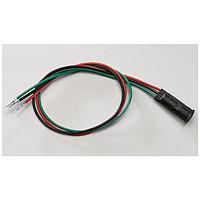 BIVAR PM5R3-RYW13.5 LED Panel Mount Indicators Recess 3Lead Red/Yw White Diff 13.5"Wire