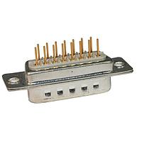 NorComp 172-015-113R021 Plug D-Sub Conn 15P M Dip Solder NICKEL