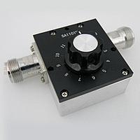 Fairviewmicrowave SA1101N  0 to 11 dB Step Attenuator With a 1 dB Step N Female Connectors Rated Up To 2.7 GHz and Up to 2 Watts in a Dial Design
