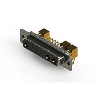 EDAC 630-13W3640-7NA Mixed Contact D-Sub Connectors Right-angle Power Combo D-Sub Connector