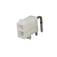 Molex 26-01-3114 Shrouded MFitJr RA DR /Pegs 15Au V2 2Ckt Tray
