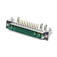 Amphenol CONEC 3025W3PAT75N40X D-Sub Connectors - Standard Density 25W3 M RA.318 40APWR M.BRKT 4-40 INS/CLI