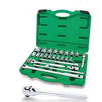 TOPTUL GCAI2412 Professional Grade DR. Flank Socket Set (1/2", 24 pcs)