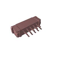 Amphenol FCI SLW5R-1C7LF Board Mount 1.00mm Flex Connectors, SLW-R series, 5 Position, Side Entry ZIF Connector, 1mm (0.039inch) Pitch, Kinked Terminal, Lead-free