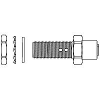 Molex 1200700157 Circular Metric Connectors MIC 4P M/MF BULKHEAD FEED-THRU