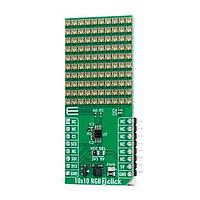 Mikroe MIKROE-5976 Add-On Boards 10x10 RGB 2 Click