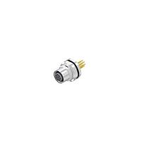 Amphenol CONEC 43-01031 Connectors FML SOCKET M12X1 DIP SOLDER BACK MOUNTING