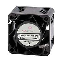 Same Sky (formerly CUI Devices) CFM-4020BF-155-212 DC Axial Fan dc axial fan, 40 mm square, 20 mm, 12 Vdc, ball, 5500 RPM, 6.88 CFM