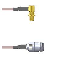 Amphenol Custom Cable Q-2Q01V000R144i RF Cable Assemblies SMA-RJB/N-SJ G316D 144I