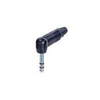 NEUTRIK NP3RX-BAG Phone Connectors 3C 1/4" STERO RT ANG Black/Silver
