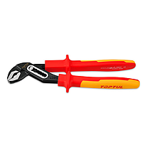 TOPTUL DGCE2210 VDE Insulated Box-Joint Water Pump Pliers (L=10")