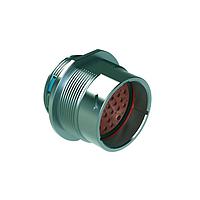 Amphenol SINE Systems AHDM04-24-27PR Connectors SZ 24 RCPT 27 POS PIN RED ARGMNT