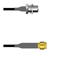 Amphenol Custom Cable Q-1T0680003010i RF Cable Assemblies N-SJB/SMA-SP G174 10I