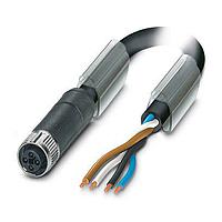PHOENIX CONTACT 1026604 Standard Circular Connector SAC-4P- 5,0-PUR/ M12FST 0,1 AE
