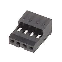 AMP Connectors - TE Connectivity 3-644574-4 Receptacle Housing 04P MTA100 CONN ASSY BLK LF