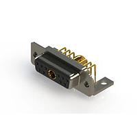 EDAC 630-11W1240-4NC Mixed Contact D-Sub Connectors Right-angle Power Combo D-Sub Connector