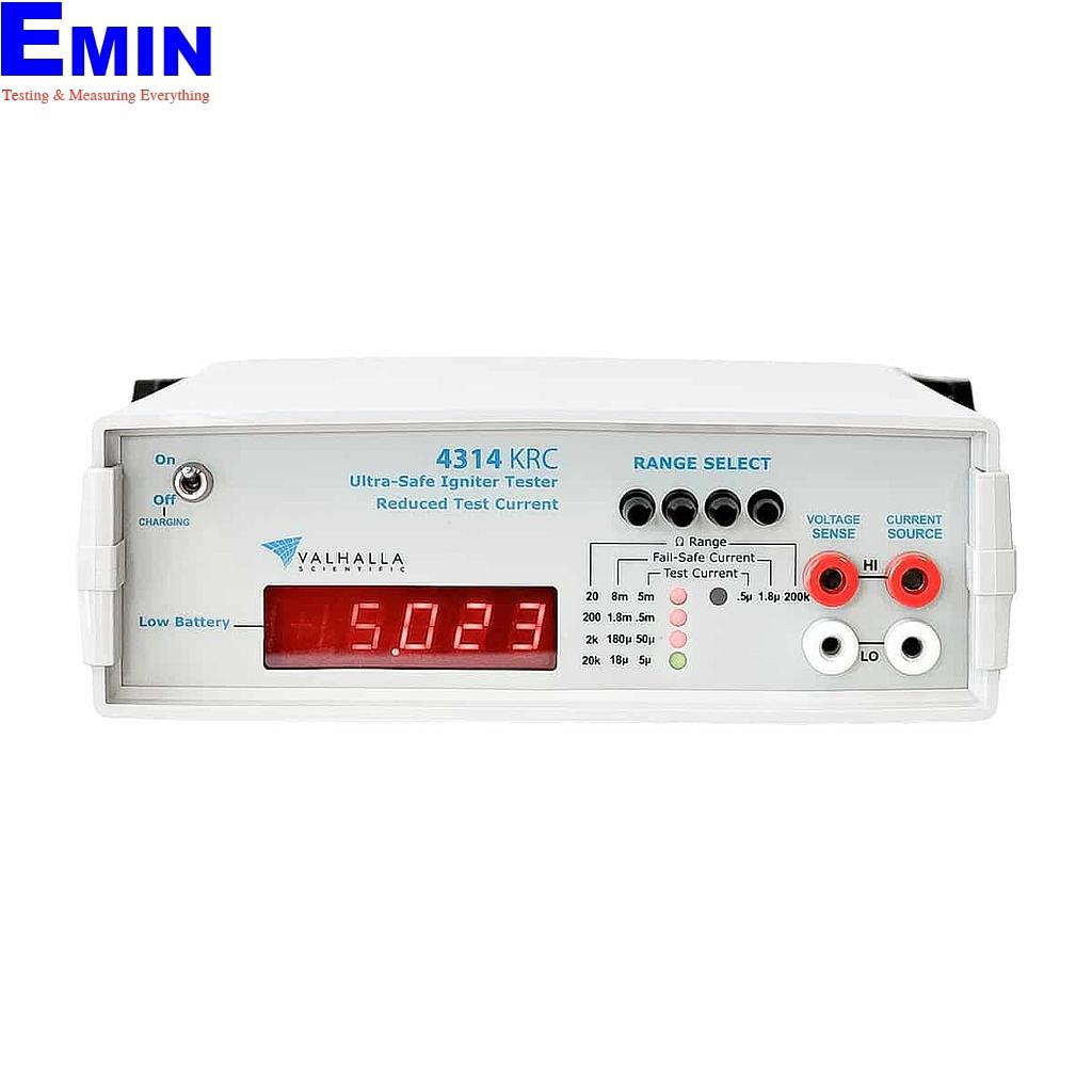 Portable instrument for safe low-current igniter resistance testing