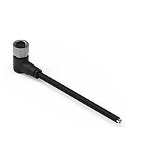 Wurth Elektronik 643642120308 Sensor Cables / Actuator Cables WRCIRC M12 Screw Coding A Cable Assembly with 2 m PVC cable Angled with Metal Coupling Nut Female connector, polarity 8