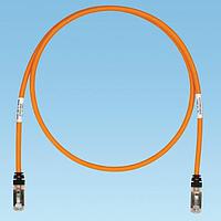 Panduit STP6X40OR Cat 6a Copper Patch Cord, Cat 6A, Orange S/FTP