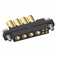 Harwin M80-4C10405F1-04-PF5-00-000 Power to the Board 4+4 Pos. Female 24-28AWG+10AWG Cable Conn. Kit, Jackscrews