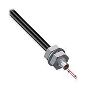 Banner Engineering PBT415UMFF Inline Fiber Optic Plastic Fiber; Diffuse Reflective; Core Dia.: 1.0 mm; Fiber Length 5 m; M6 Threaded with flats; Free Cut