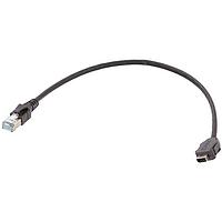 HARTING 33480147828010 Cat 6a ix Ind. - DB RJ45 Cat.6A FRNC black 1,0m