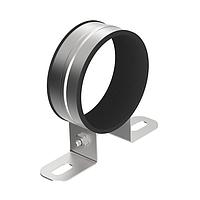 Banner Engineering LMBWLS70 LED Mounting Hardware Bracket: For Use with WLS70; Double hole clamp for surface mount; Set of Two Brackets per Kit (Hardware Included); 300 Series Stainless Steel; M5 Stainless Steel Hardware Included for Securing Bracket to Light; Designed for M8 or 5/16 in Mounting Har