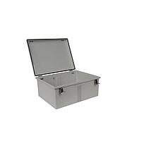 Bud Industries PTH-22436 Electrical Enclosures PC+10% Fiberglass Box with Self-Locking Latch (17.7 X 13.8 X 7.9 In)