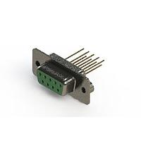 EDAC 628-M09-323-GT2 D-Sub Connectors - Standard Density Vertical Machined D-Sub Connector