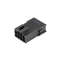 Molex 201444-1108 Plug Housing NANO-FIT PLUG HSG DR 8CKT BLK