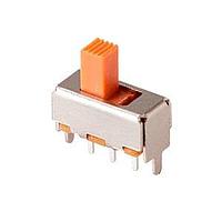 Same Sky (formerly CUI Devices) SLW-121586-5A-D Slide Switches 12.1 x 5.8 x 6 mm, 5 mm Raised Slide Actuator, Vertical, Through Hole