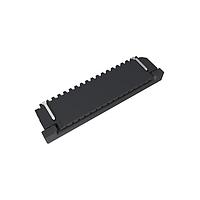 Amphenol FCI SFW16R-6STE1LF Connectors 1.00mm Flex Connector, SFW-R series, 16 Position, Top side Contact, Side Entry Surface Mount ZIF CIC Connector, Lead Free.