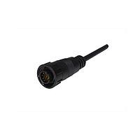 Amphenol LTW CDU-12AFMM-LL7A04 Sensor Cables / Actuator Cables Ceres, Middle Size, Plastic, 5A+2A, 12 pins, Female Connector, Male Contact, Straight, 2 Points Lock, Overmolded, Length 4000mm, IP67